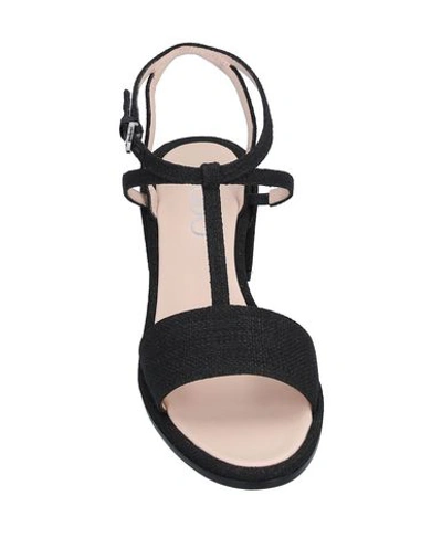 Shop Rodo Sandals In Black