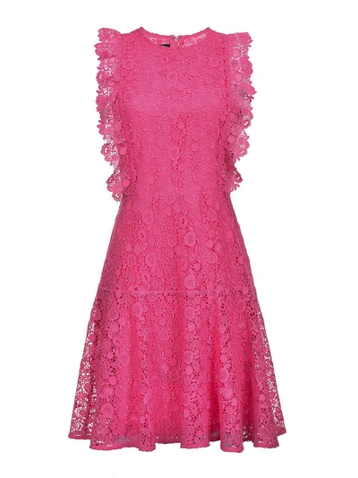 Shop Pinko Trigun Mini Dress In Fuchsia