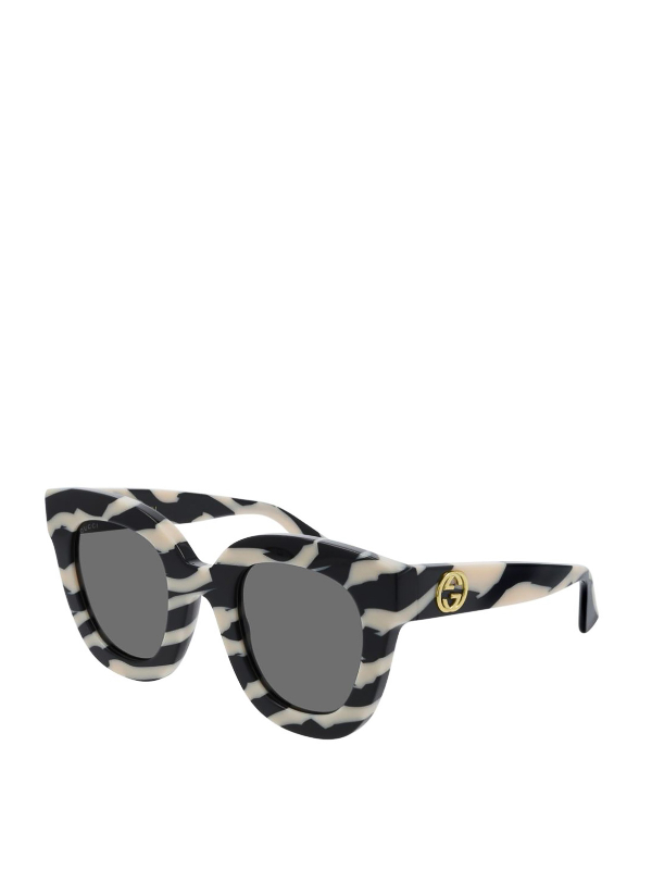 gucci print sunglasses