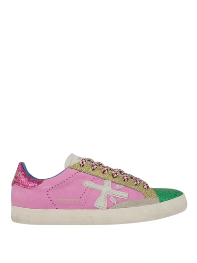 Shop Premiata Steven 4724 Sneakers In Multicolour