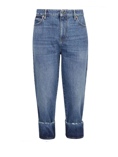 Shop Valentino Denim Jeans In Medium Wash
