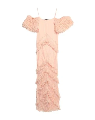 Shop Amen Couture Long Dresses In Light Pink