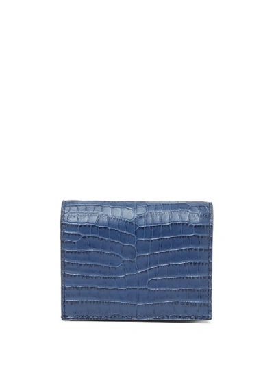Shop Jimmy Choo Hanne Folding Wallet In Blue