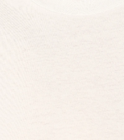Shop Saint Laurent Cotton T-shirt In White