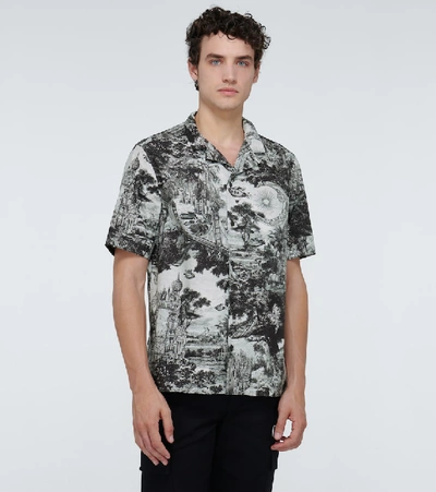 Shop Valentino Dreamatic Printed Shirt In Black