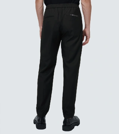 Shop Givenchy Wool Sweatpants In Black