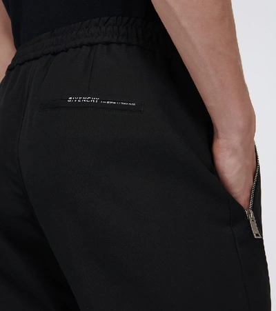 Shop Givenchy Wool Sweatpants In Black