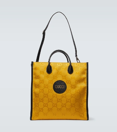 Shop Gucci Off The Grid Long Tote Bag In Yellow