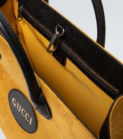 Shop Gucci Off The Grid Long Tote Bag In Yellow