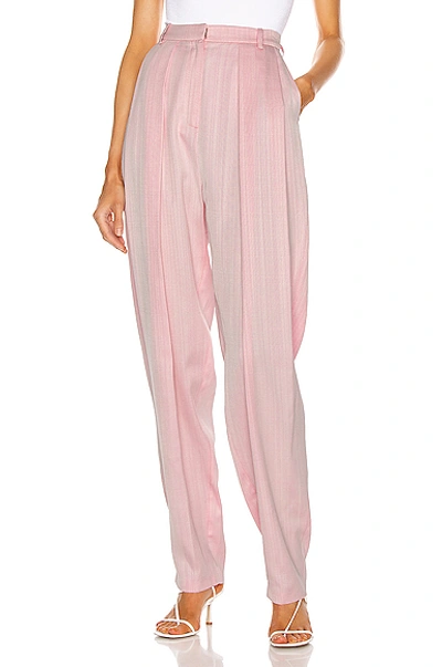 Shop Magda Butrym Pleated Pant In Pink
