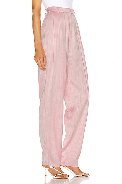 Shop Magda Butrym Pleated Pant In Pink