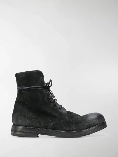 Shop Marsèll Lace-up Boots In Black