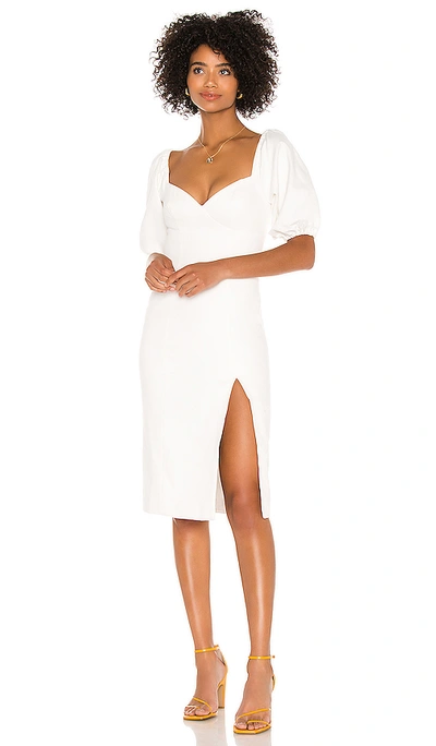 Shop Song Of Style Rosalie Midi Dress In White