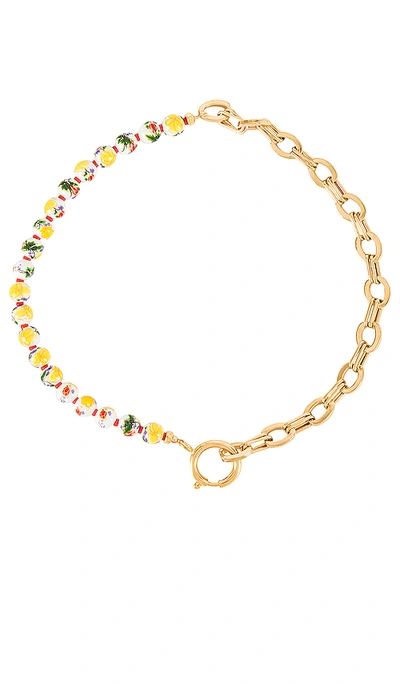 Shop Joolz By Martha Calvo Mila Necklace In Gold