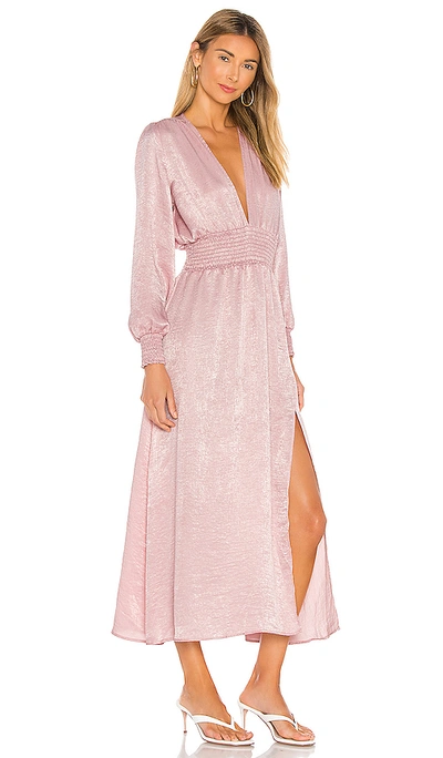 Shop Resa Jade Dress In Pink Mauve