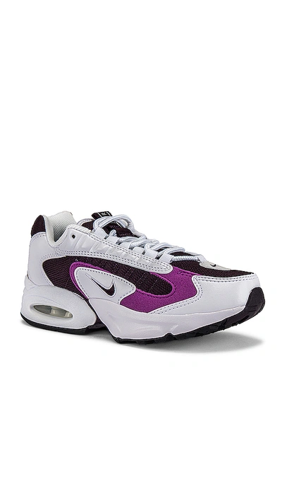 Shop Nike Air Max Triax Sneaker In White  Burgundy & Ash Purple