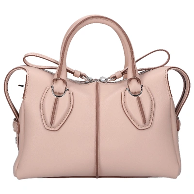 Shop Tod's Handbag D-styling Calfskin In Pink