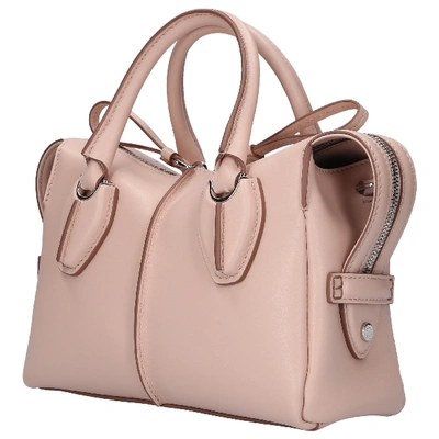 Shop Tod's Handbag D-styling Calfskin In Pink