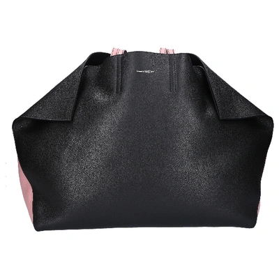Shop Alexander Mcqueen Women Handbag Butterfly Tote Calf-leather In Black