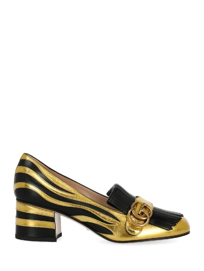 Shop Gucci Shoe In Black, Gold