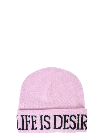 Shop Alberta Ferretti Life Is Desire Hat In Rosa