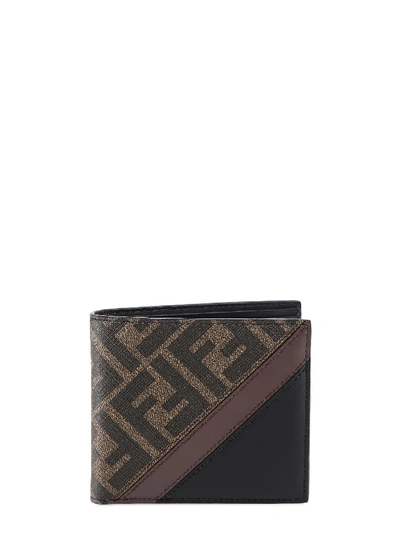 Shop Fendi Wallet In Brown