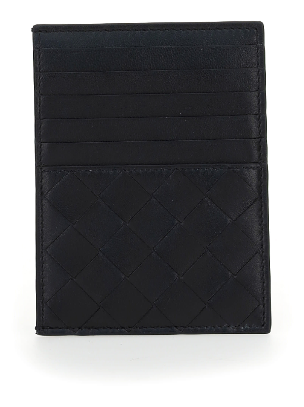 Bottega Veneta Card Holder In Black | ModeSens