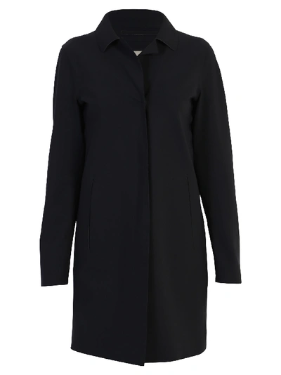Shop Herno Scuba Coat In Black