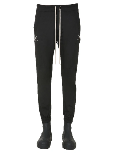 Rick Owens Performa Cargo Track Trousers In Black | ModeSens