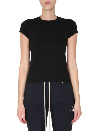 Shop Rick Owens Slim Fit T-shirt In Nero