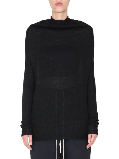 Shop Rick Owens Crater Sweater In Nero