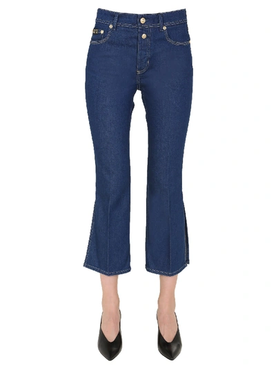 Shop Versace Jeans Couture Denim Jeans In Blu