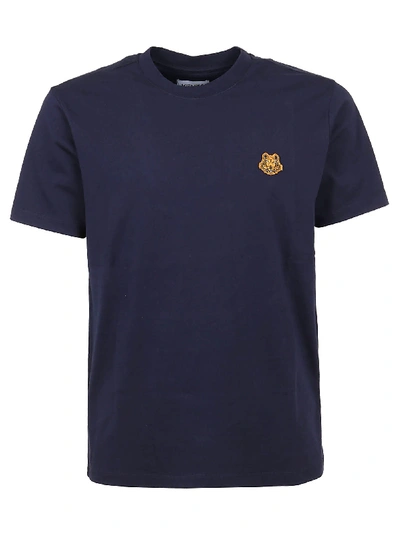 Shop Kenzo Tiger Crest T-shirt In Navy Blue