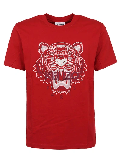 Shop Kenzo Classic Tiger T-shirt In Cherry