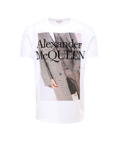 Shop Alexander Mcqueen T-shirt In White