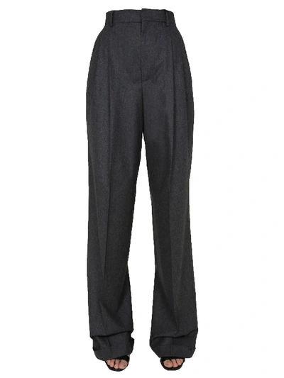 Shop Dsquared2 High Waist Trousers In Grigio
