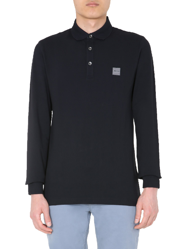 black hugo boss long sleeve