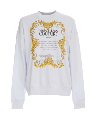 Shop Versace Jeans Couture Cotton Oversized Sweatshirt 44 Transfer
