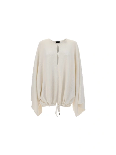 Shop Tom Ford Sweater In Chalk