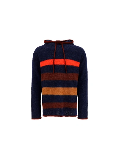 Shop Lanvin Sweater In Navy Blue