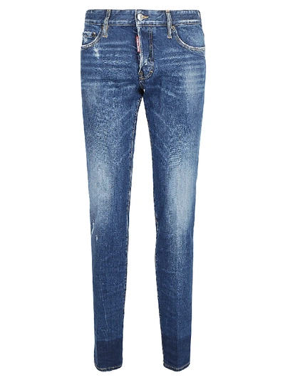 Shop Dsquared2 Slim Jeans In Blue