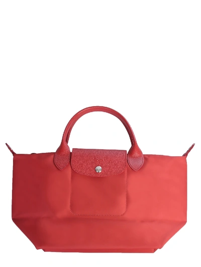 Shop Longchamp Le Pliage Crossbody Bag In Rosso