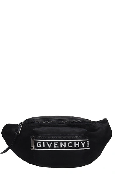 Shop Givenchy Waist Bag In Black Nylon
