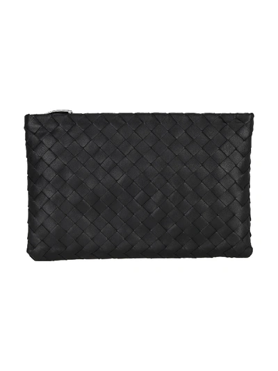 Shop Bottega Veneta Large Pouch In Black