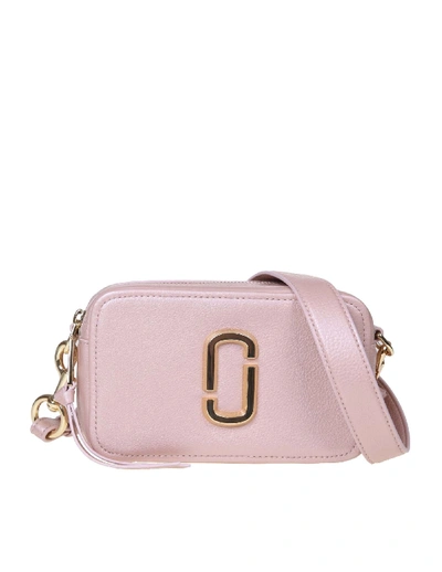 Shop Marc Jacobs The Softshot Pearlized In Pink Leather