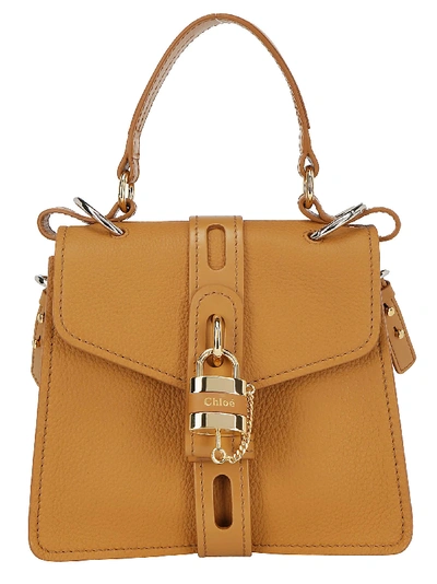 Shop Chloé Small Day Shoulder Bag In Autumnal Brown
