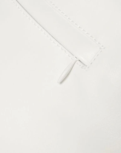 Shop Commission Woman Midi Skirt White Size 6 Polyurethane, Polyester