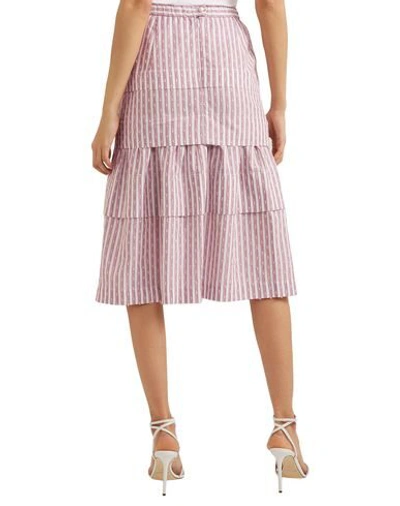 Shop Anna Mason Woman Midi Skirt Light Purple Size 8 Viscose, Cotton, Acrylic