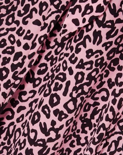 Les Rêveries Tie-front Leopard-print Silk-crepe Maxi Dress In Pink