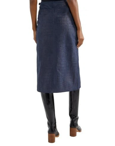 Gabriela Hearst Midi Skirts In Blue